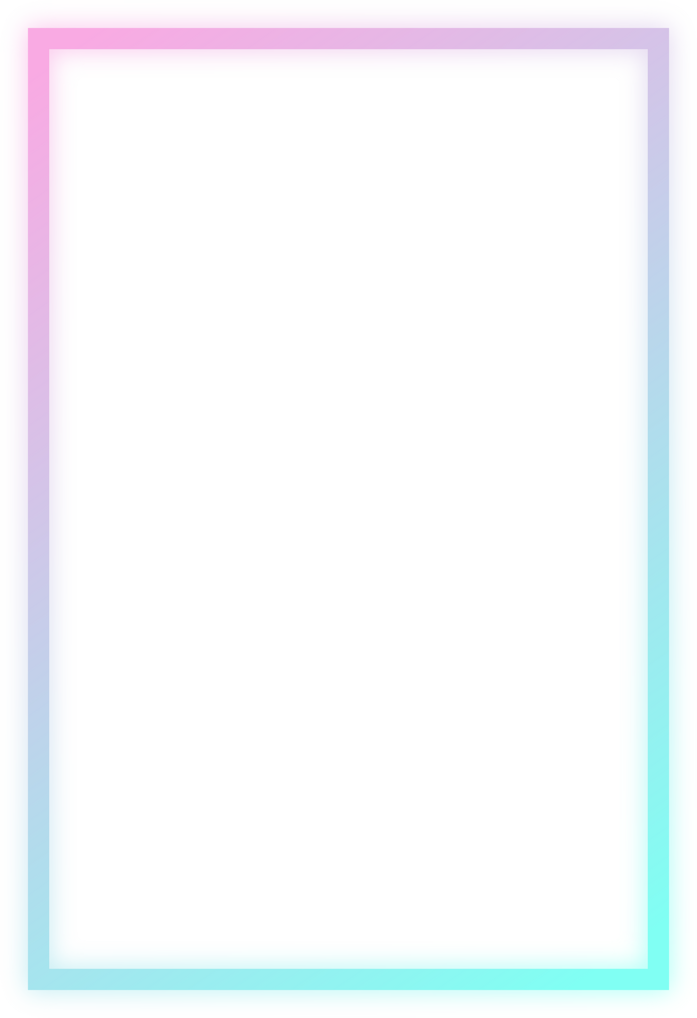 neon frame in pink and blue color .vector